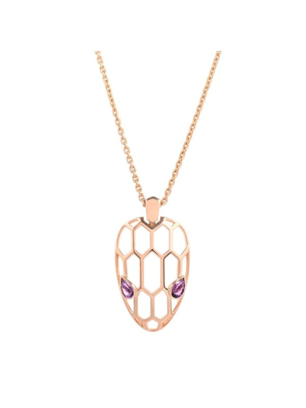 Bvlgari Necklace Serpenti Pink